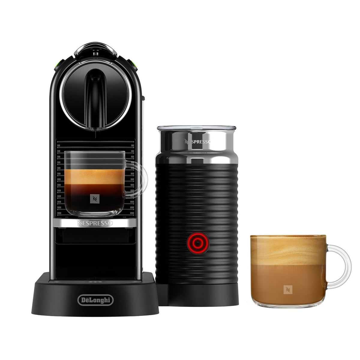 De'Longhi Nespresso CitiZ & Milk Espresso Machine with Aeroccino3, 19 Bar, Coffee Pod System, EN267.BAE