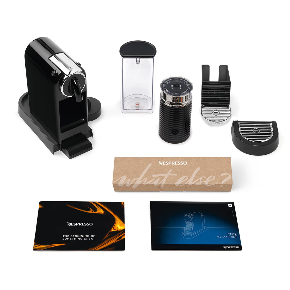 De'Longhi Nespresso CitiZ & Milk Espresso Machine with Aeroccino3, 19 Bar, Coffee Pod System, EN267.BAE