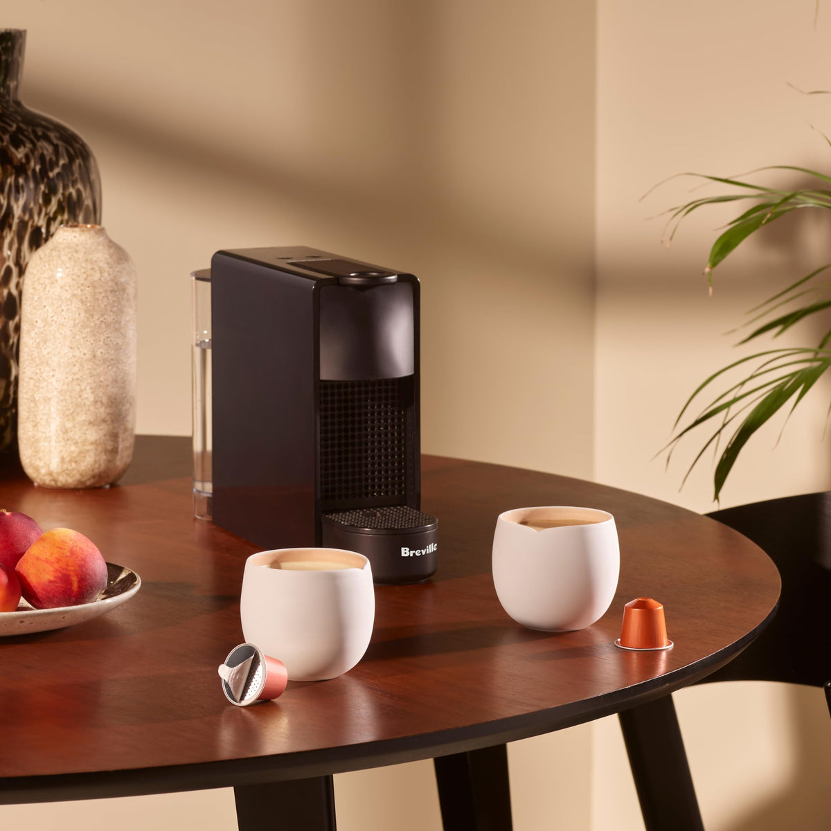 Nespresso Essenza Mini Espresso Machine by Breville BEC220BLK - Ultra Compact Coffee Pod Machine, Black