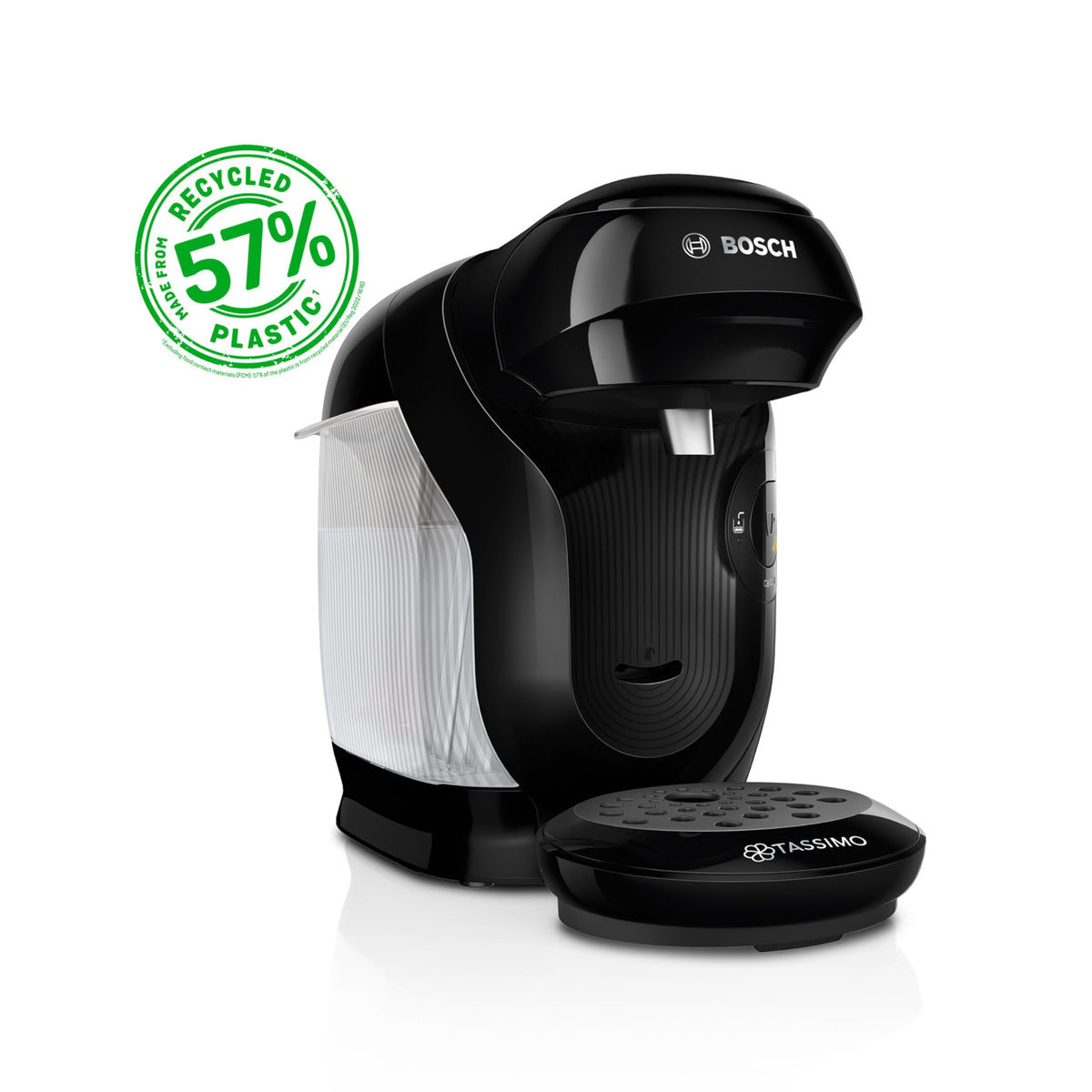 Tassimo Style Friendly TAS112EGBC Pod Coffee Machine with 40 Kenco Drinks Bundle - Black, Energy Class A+