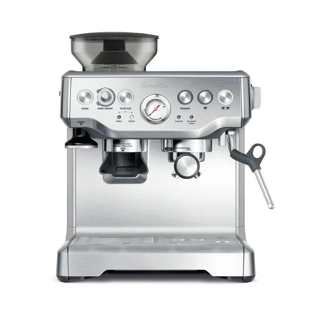Breville Barista Express Espresso Machine BES870BSS - Integrated Grinder, PID Temperature Control, Brushed Stainless Steel