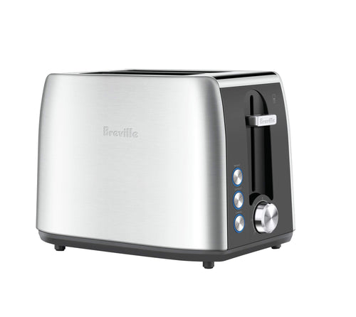 Breville Breakfast Pack LKT640BSS - Kettle & Toaster Set, 1.7L Kettle, 2-Slice Toaster, Brushed Stainless Steel