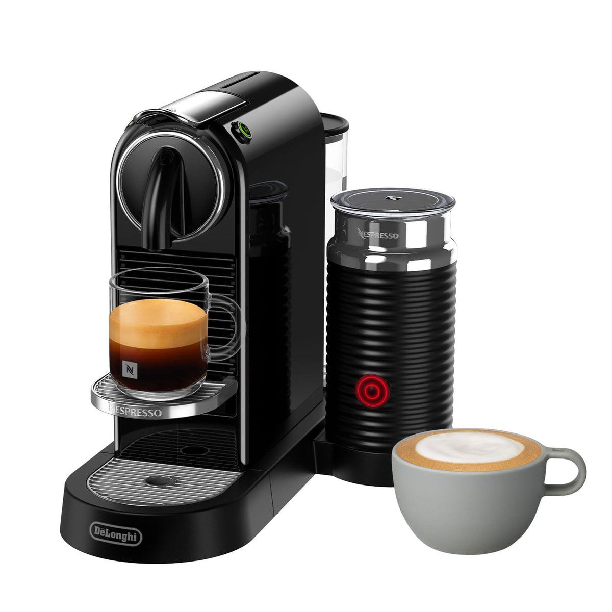 De'Longhi Nespresso CitiZ & Milk Espresso Machine with Aeroccino3, 19 Bar, Coffee Pod System, EN267.BAE