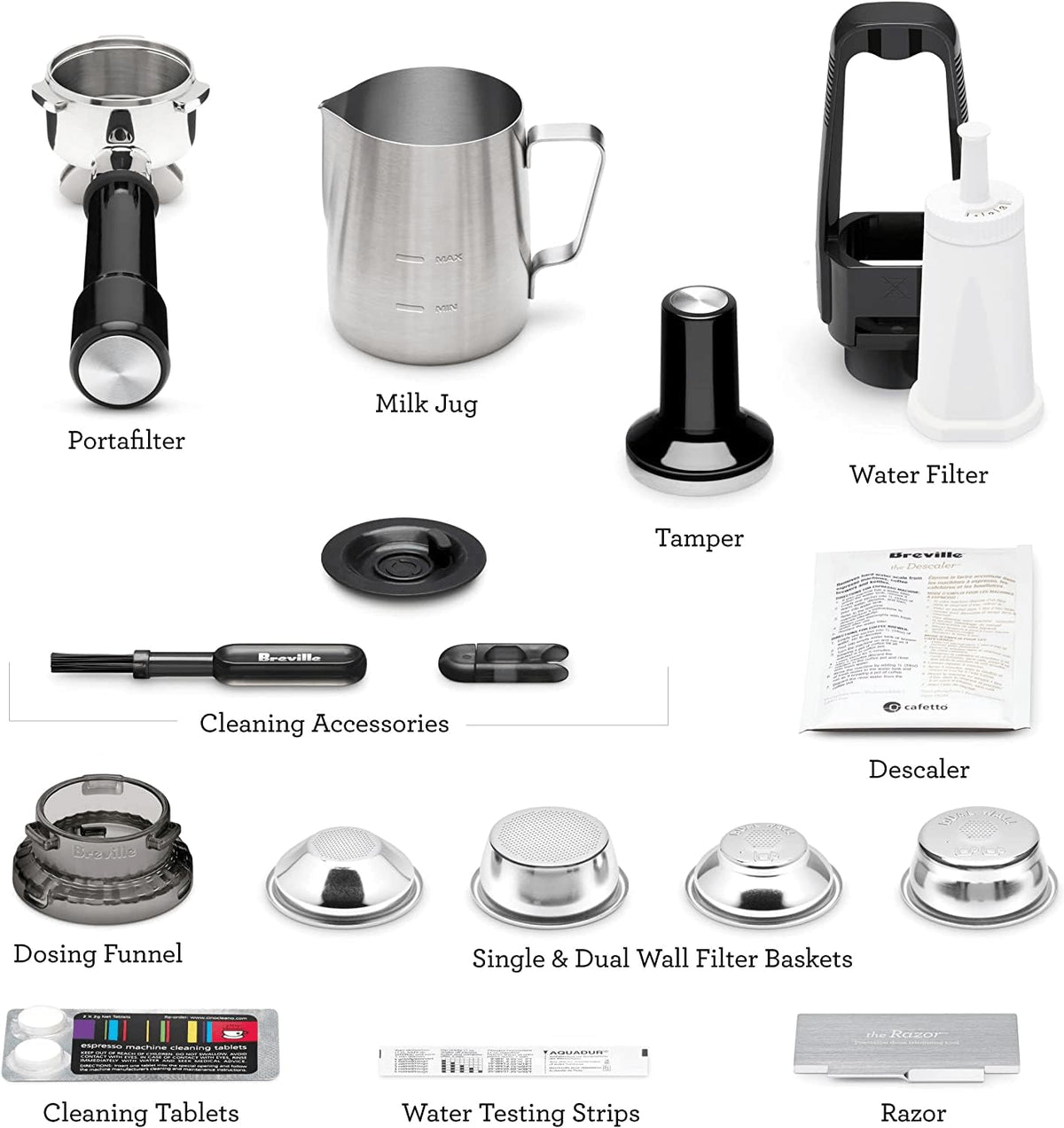 Breville Barista Touch Espresso Machine BES880BSS - Touch Screen, Auto Steam Wand, ThermoJet, Brushed Stainless Steel