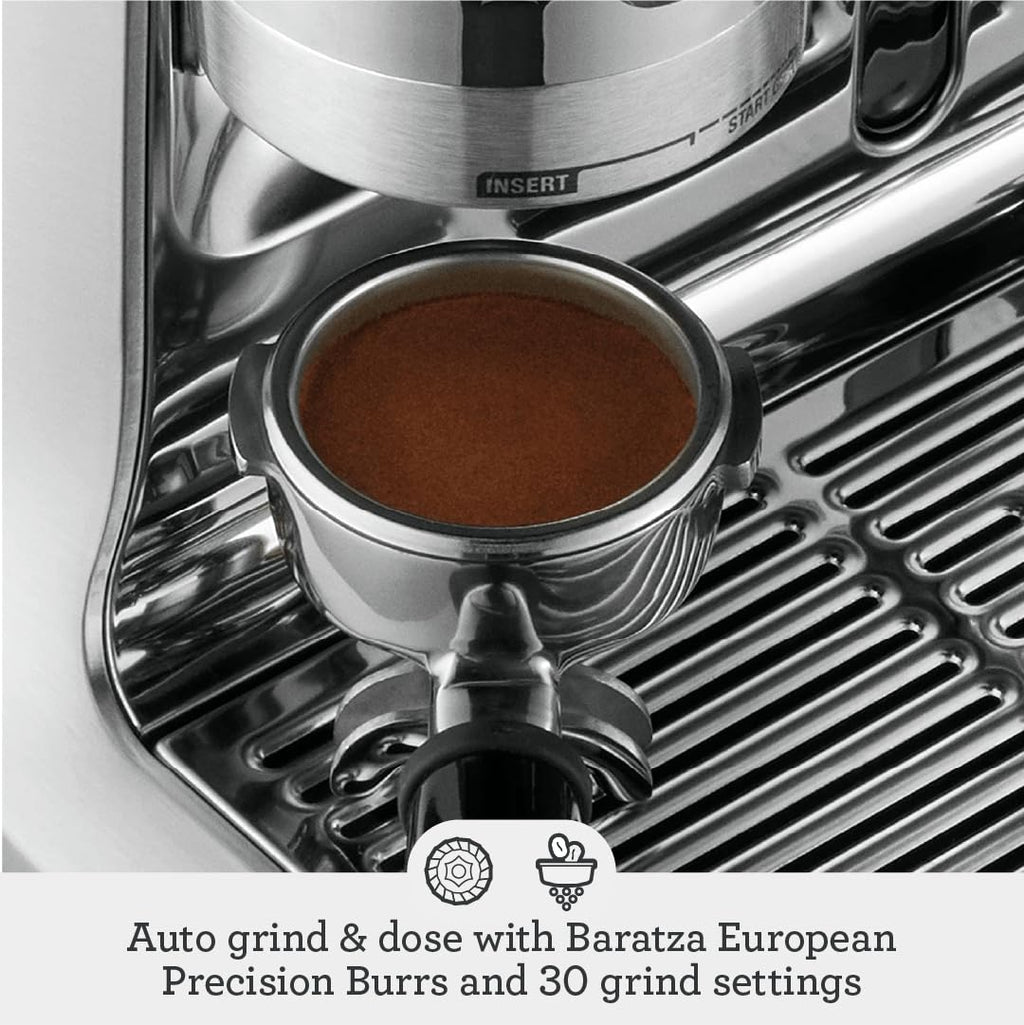 Breville Barista Touch Espresso Machine BES880BSS - Touch Screen, Auto Steam Wand, ThermoJet, Brushed Stainless Steel