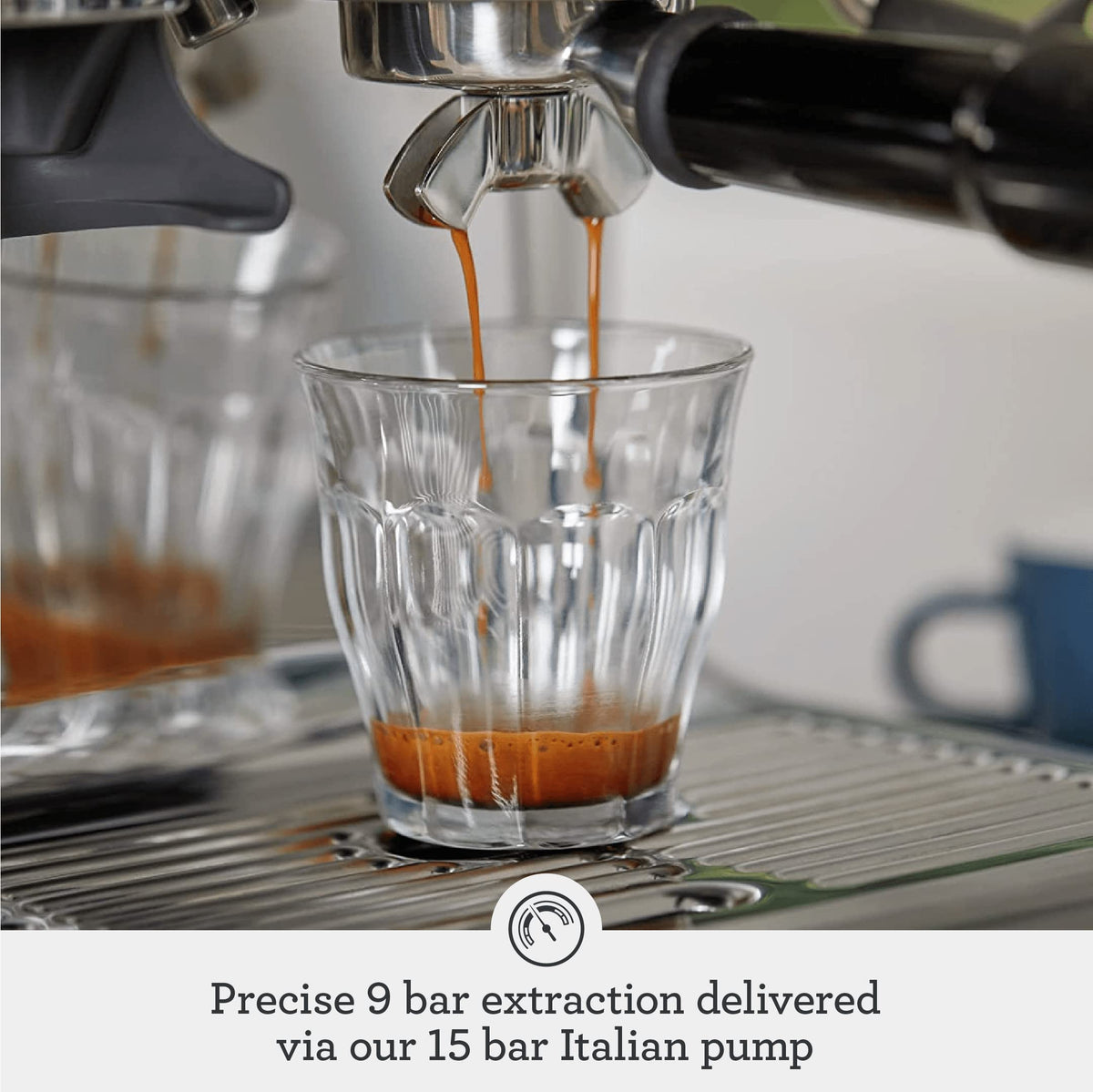 Breville Barista Express Espresso Machine BES870BSS - Integrated Grinder, PID Temperature Control, Brushed Stainless Steel