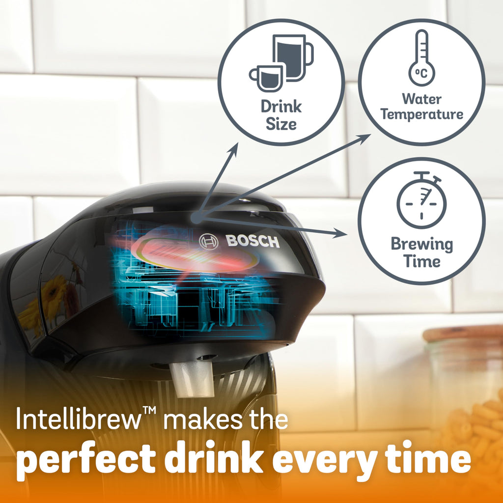 Tassimo Style Friendly TAS112EGBC Pod Coffee Machine with 40 Kenco Drinks Bundle - Black, Energy Class A+