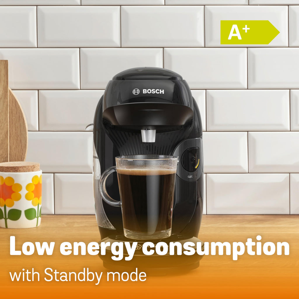 Tassimo Style Friendly TAS112EGBC Pod Coffee Machine with 40 Kenco Drinks Bundle - Black, Energy Class A+