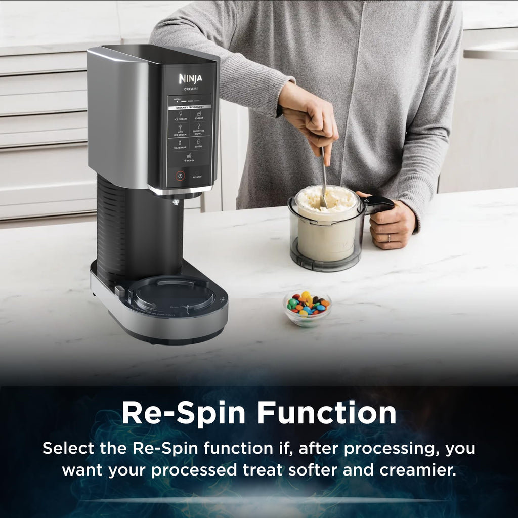 Ninja CREAMi Ice Cream Maker NC300 - Frozen Dessert Machine with 5 Programs, Makes Gelato, Sorbet, Milkshakes