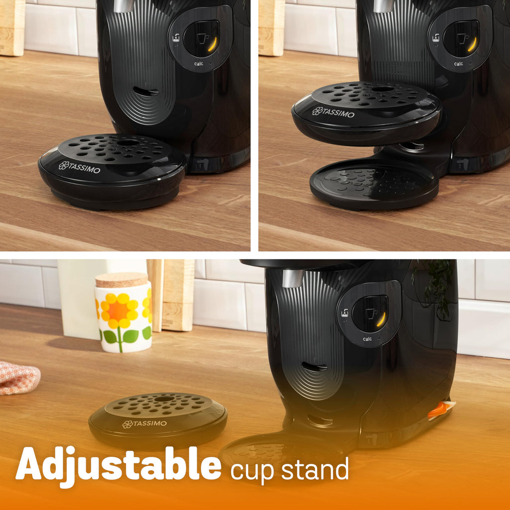 Tassimo Style Friendly TAS112EGBC Pod Coffee Machine with 40 Kenco Drinks Bundle - Black, Energy Class A+
