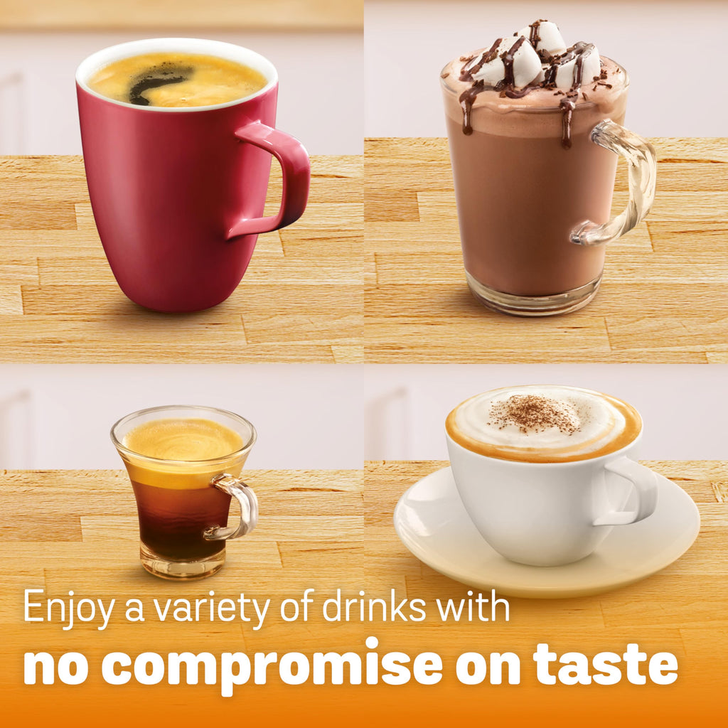 Tassimo Style Friendly TAS112EGBC Pod Coffee Machine with 40 Kenco Drinks Bundle - Black, Energy Class A+